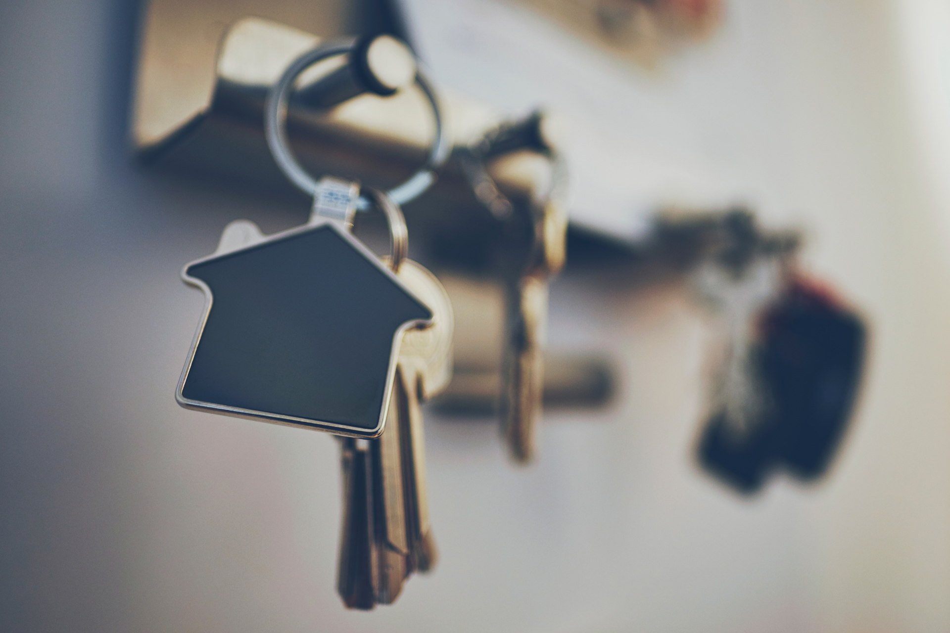 Photo d'un porte clé en forme de maison